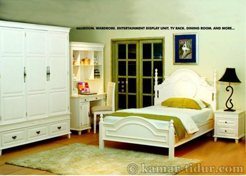 sale Bed Series White Furniture jepara